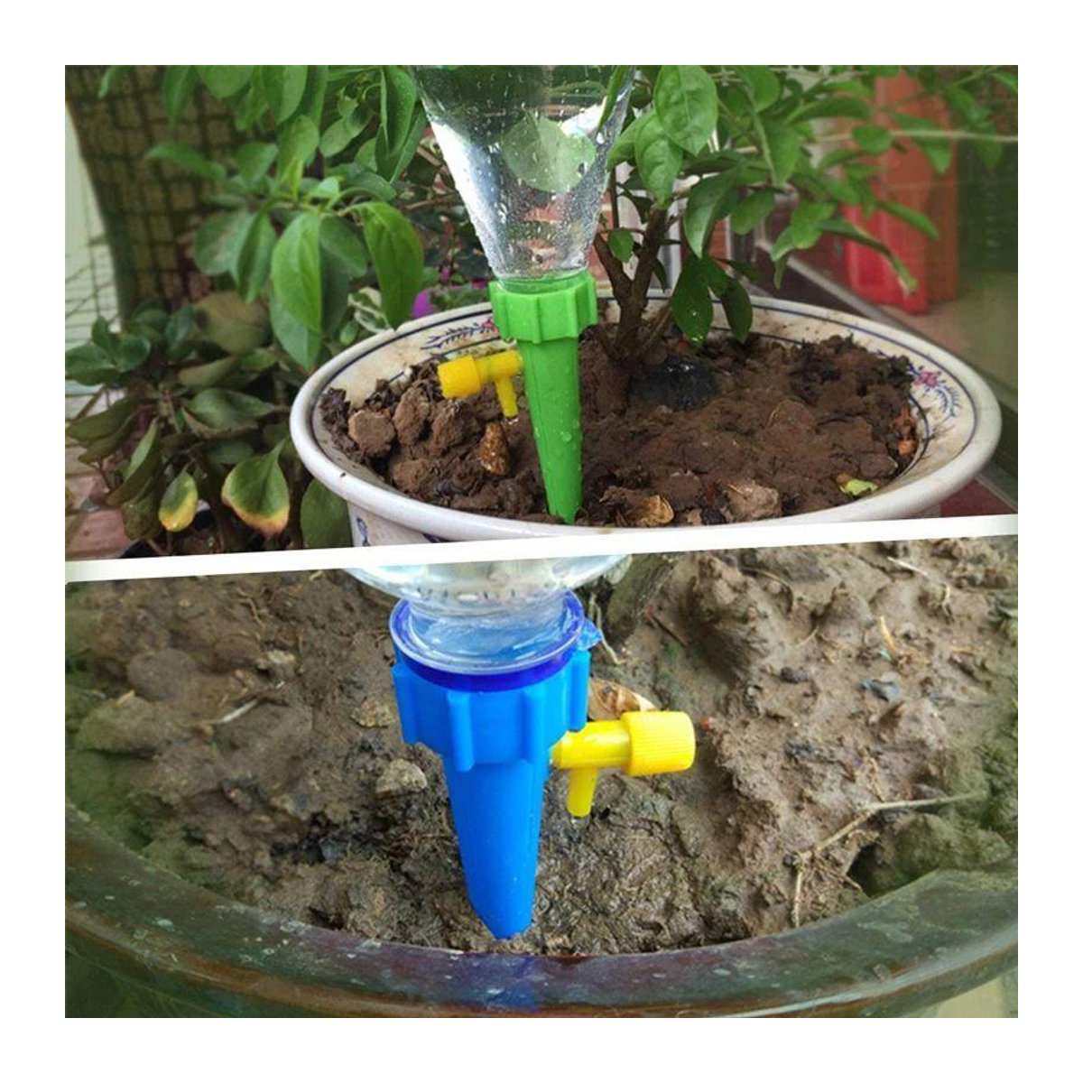 Bestbags Automatisches Tropfbewässerungssystem mit verstellbaren Wassertropfern für Blumenpflanzen, Gewächshaus und Garten - Bild 2