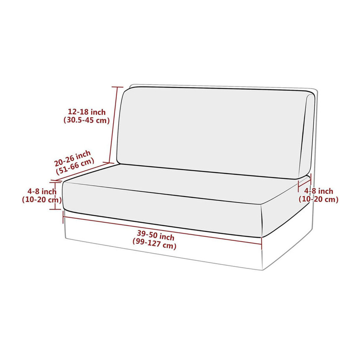 Bestbags Bezug-Set für Wohnmobil-Dinette und Sitzbank, 2-teiliges Set bestehend aus 1 Rückenlehnenbezug und 1 Bankbezug für Camper-Autobänke und Zweisitzer-Sofas - Bild 4