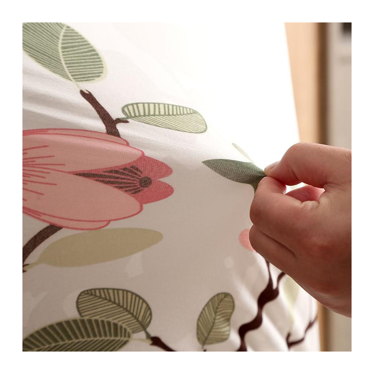 Bestbags Stuhlhusse mit Blumenmuster und hoher Rückenlehne in Größe Medium (48-55 cm) - Bild 3