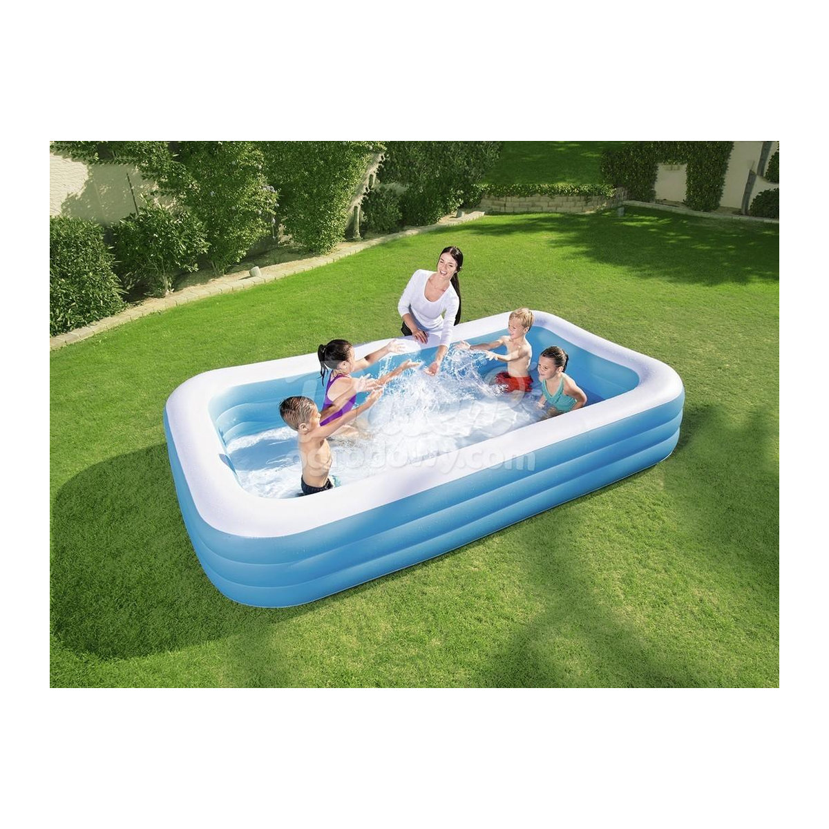 Bestway 2 in 1 Aufblasbarer Familienpool aus PVC, H x B x T: 56 x 305 x 183 cm - Bild 4