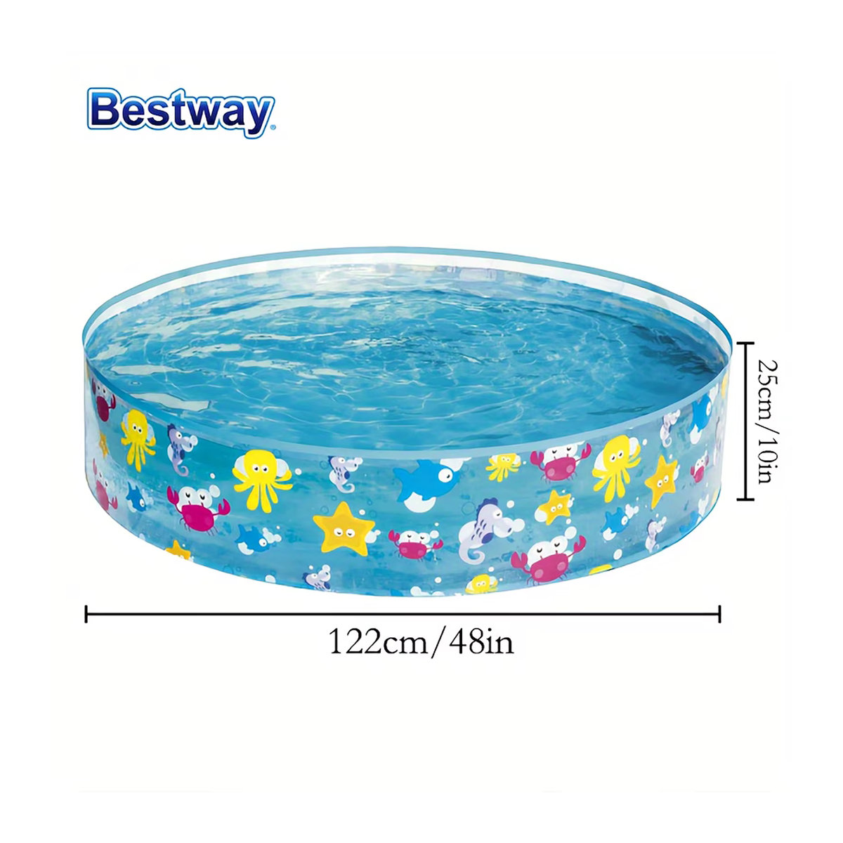 Bestway 55028 Aufblasbarer Pool und tragbare Badewanne für den Garten und Hinterhof - Bild 4