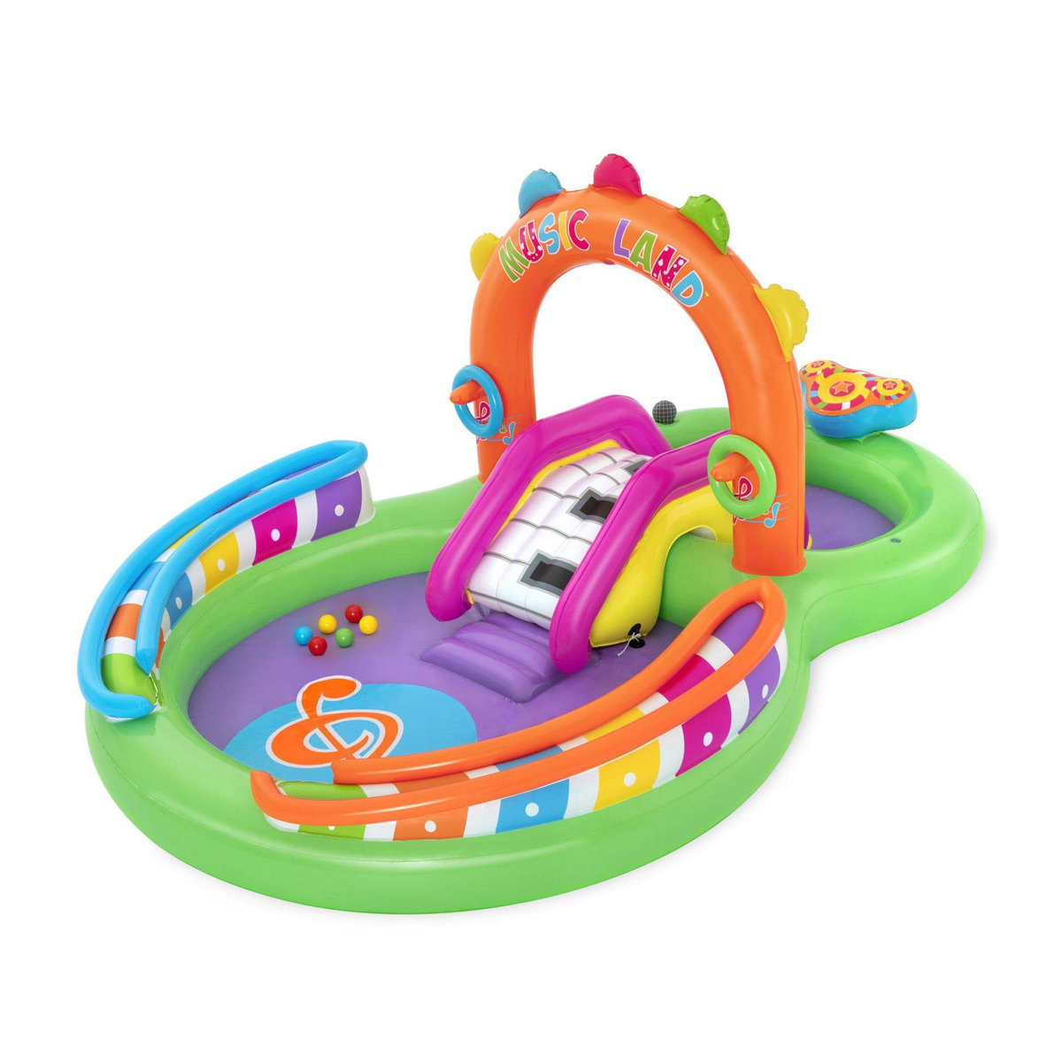 Bestway Aufblasbarer Spielplatz Sing 'N Splash H x B x T: 137 x 295 x 190 cm - Bild 2