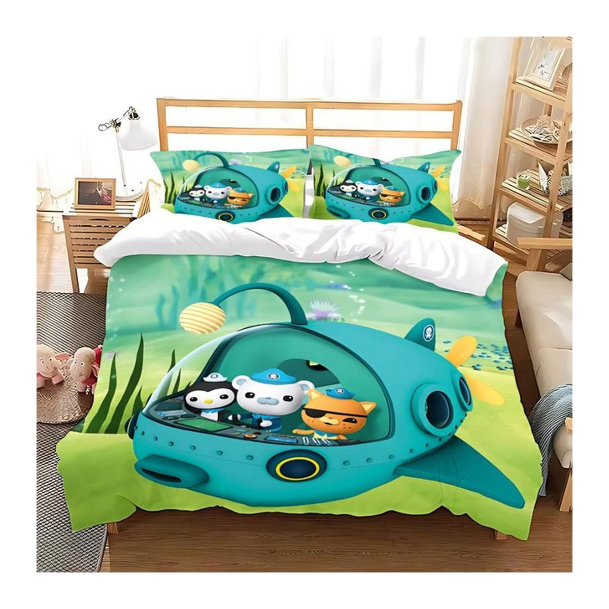 Bettwäsche Set Die Octonauts mit Kissenbezug für Kinder und Erwachsene, B/B: 135 x 200 cm - Bild 1