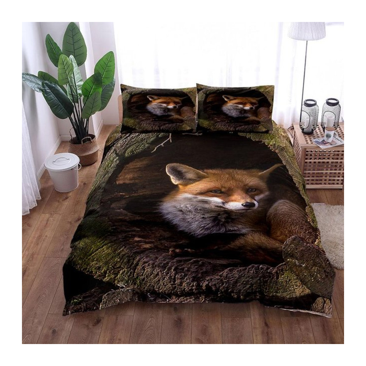 Bettwäsche-Set Monika Chen im viktorianischen William Morris Fuchs-Design, Einzelgröße, B/H: 135 x 200 cm - Bild 1