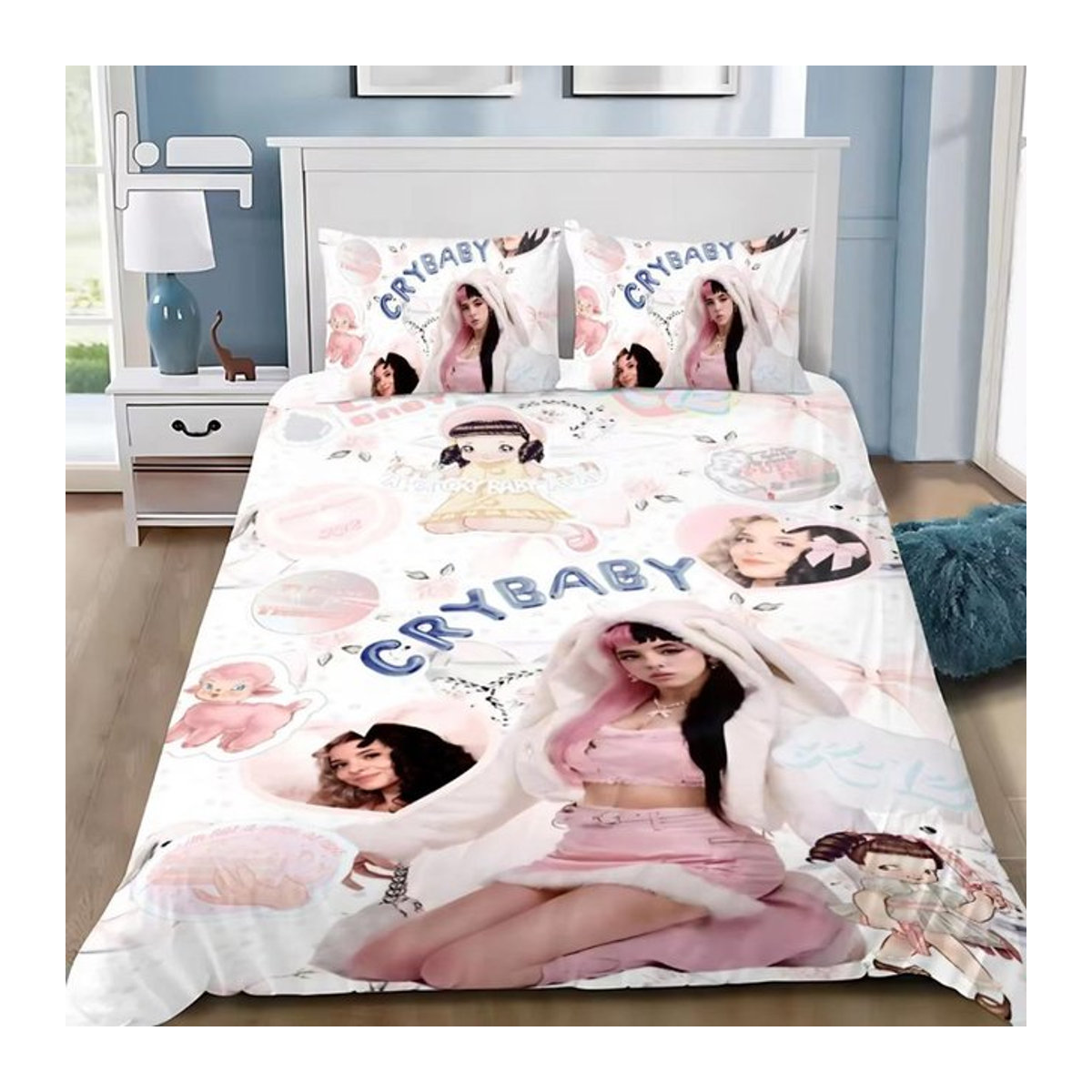 Bettwäscheset Melanie Martinez Puppenhaus-Album Multicolor, 3-teilig, B/H: 200 x 200 cm - Bild 1