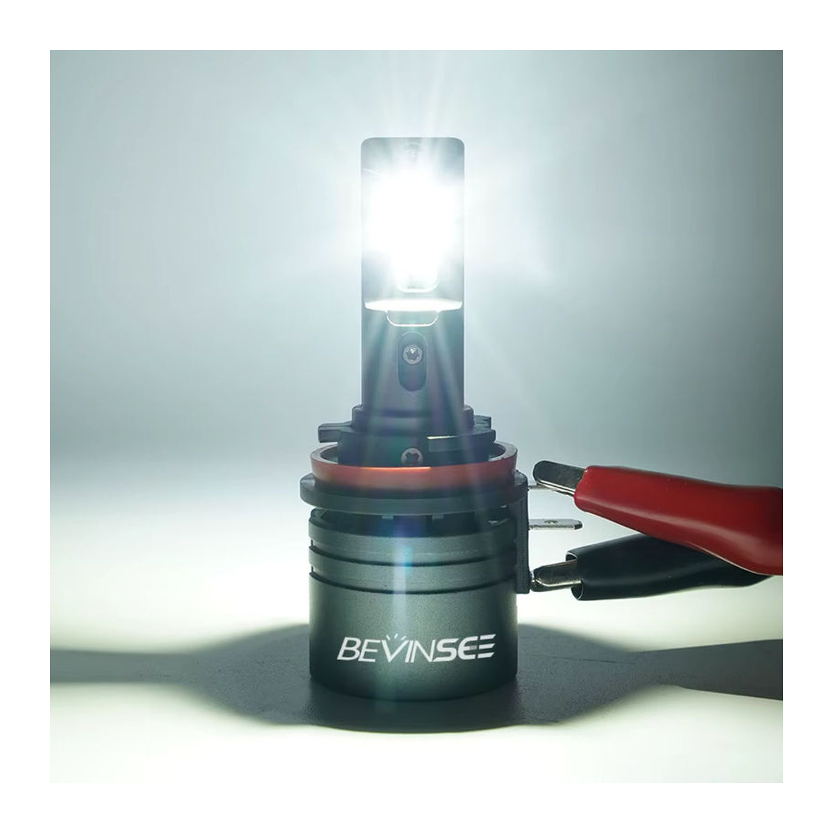 BEVINSEE H15 LED Lampen Set für Fernlicht und Tagfahrlicht, 2 Stück, 6000K Kaltweiß, 12V - Bild 6