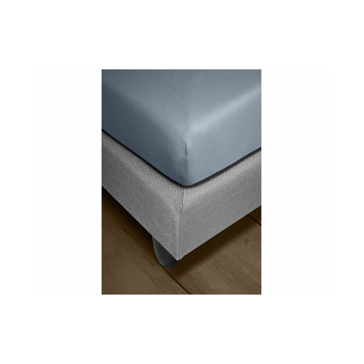 BIERBAUM Biber Spannbetttuch 1001, Farbe: Jeans, B/T: 150 x 200 cm - Bild 3