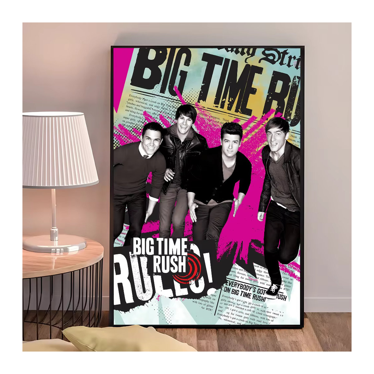 Big Time Rush Poster Kayou Wanddekoration aus Papier, mehrfarbig, rechteckig - Bild 3