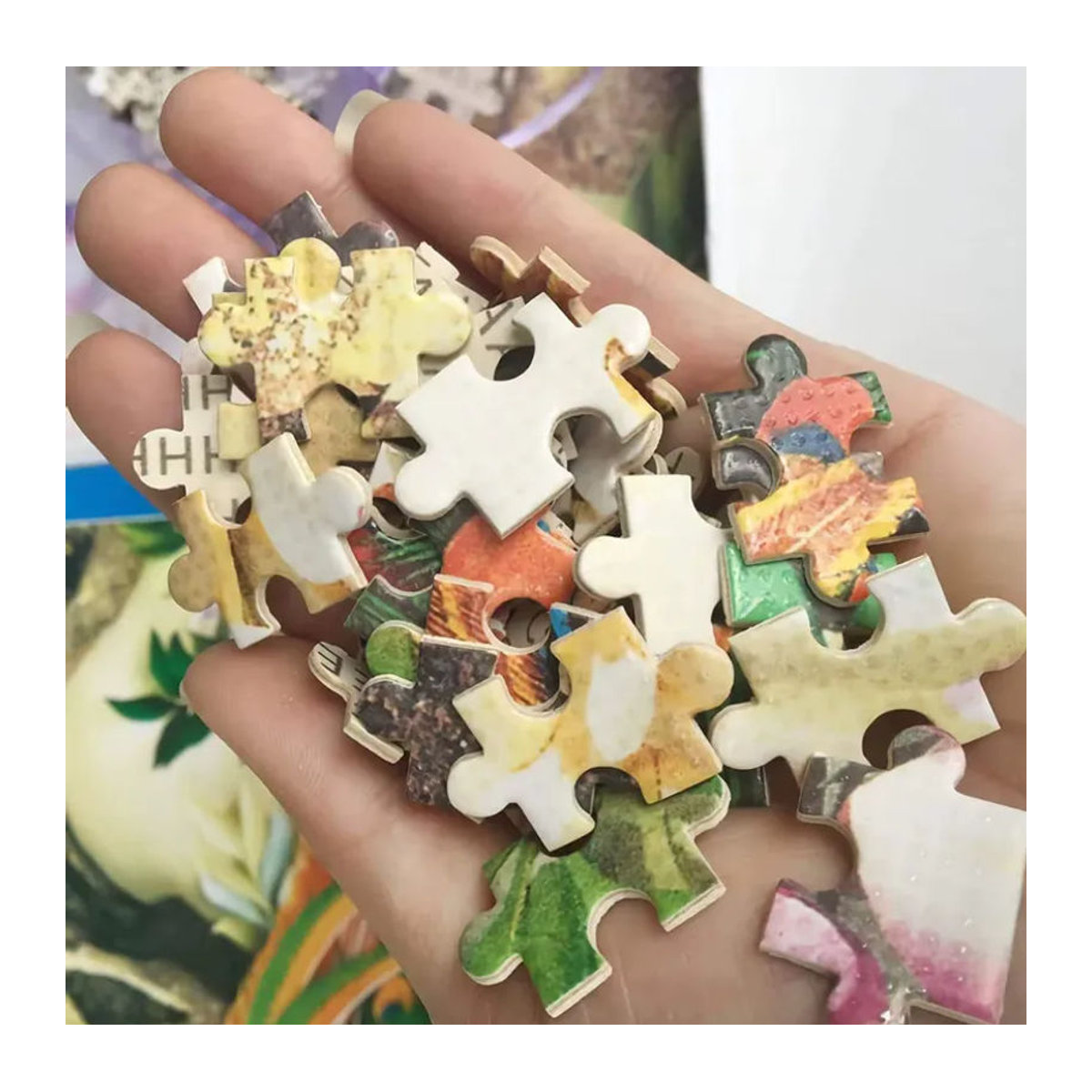 Bilibili 500-teiliges Papierpuzzle für Erwachsene mit buntem Tierprint der Vögel in Mehrfarbig - Bild 2