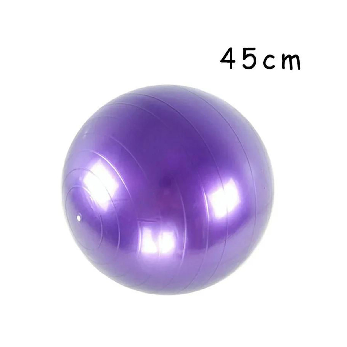 Binchi Keji Travel Yoga-Ball aus verdicktem PVC für Fitness, Pilates und Balance, aufblasbar, Durchmesser: 45 bis 85 cm, erhältlich in Lila, Rosa, Grau, Blau und Rot - Bild 4