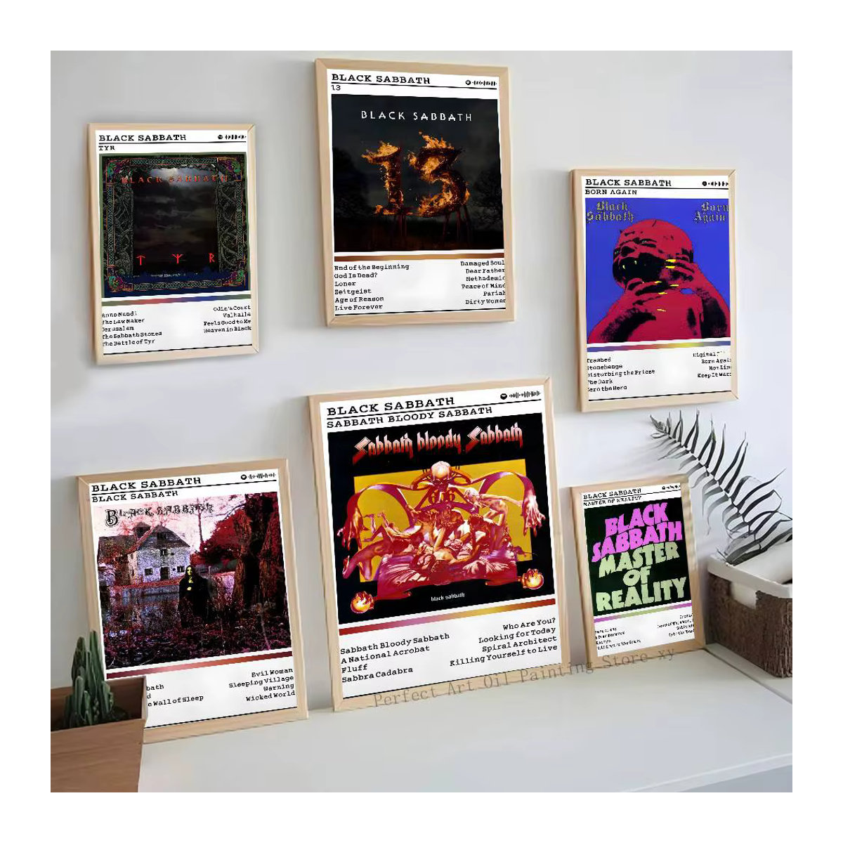 Black Sabbath Album Poster als Papierdruck für dein Zuhause, Wohnzimmer oder Café - Bild 2