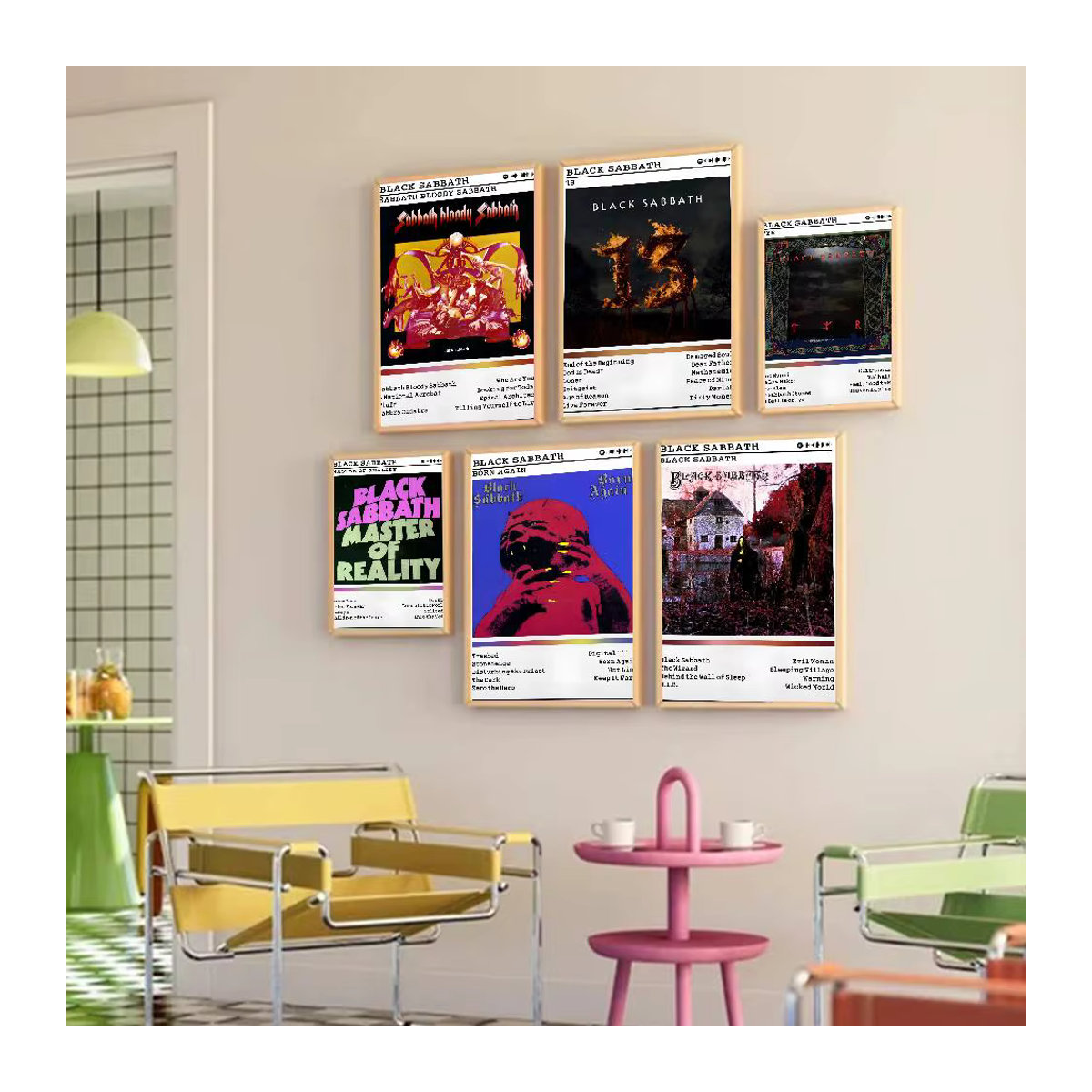 Black Sabbath Album Poster als Papierdruck für dein Zuhause, Wohnzimmer oder Café - Bild 4