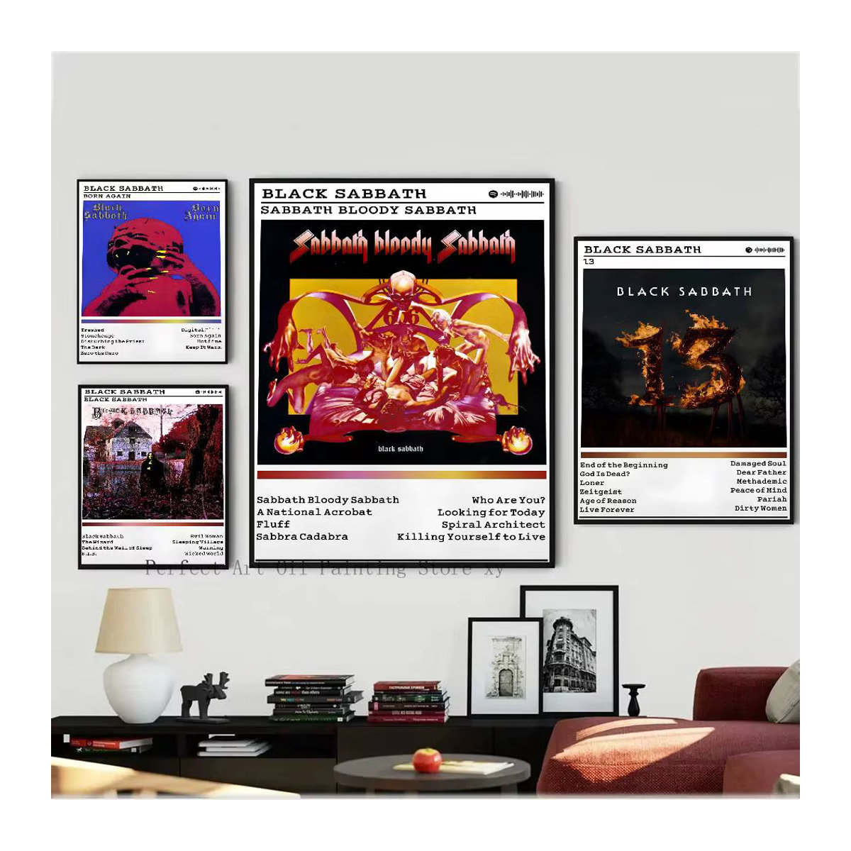 Black Sabbath Album Poster als Papierdruck für dein Zuhause, Wohnzimmer oder Café - Bild 5