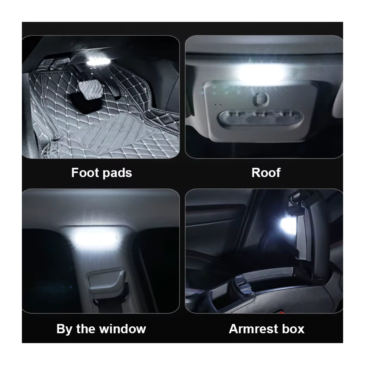 BLALION Auto LED Touch Wandleuchte mit Magnetbasis und USB-Wiederaufladung für Innenbeleuchtung und Ambiente - Bild 4