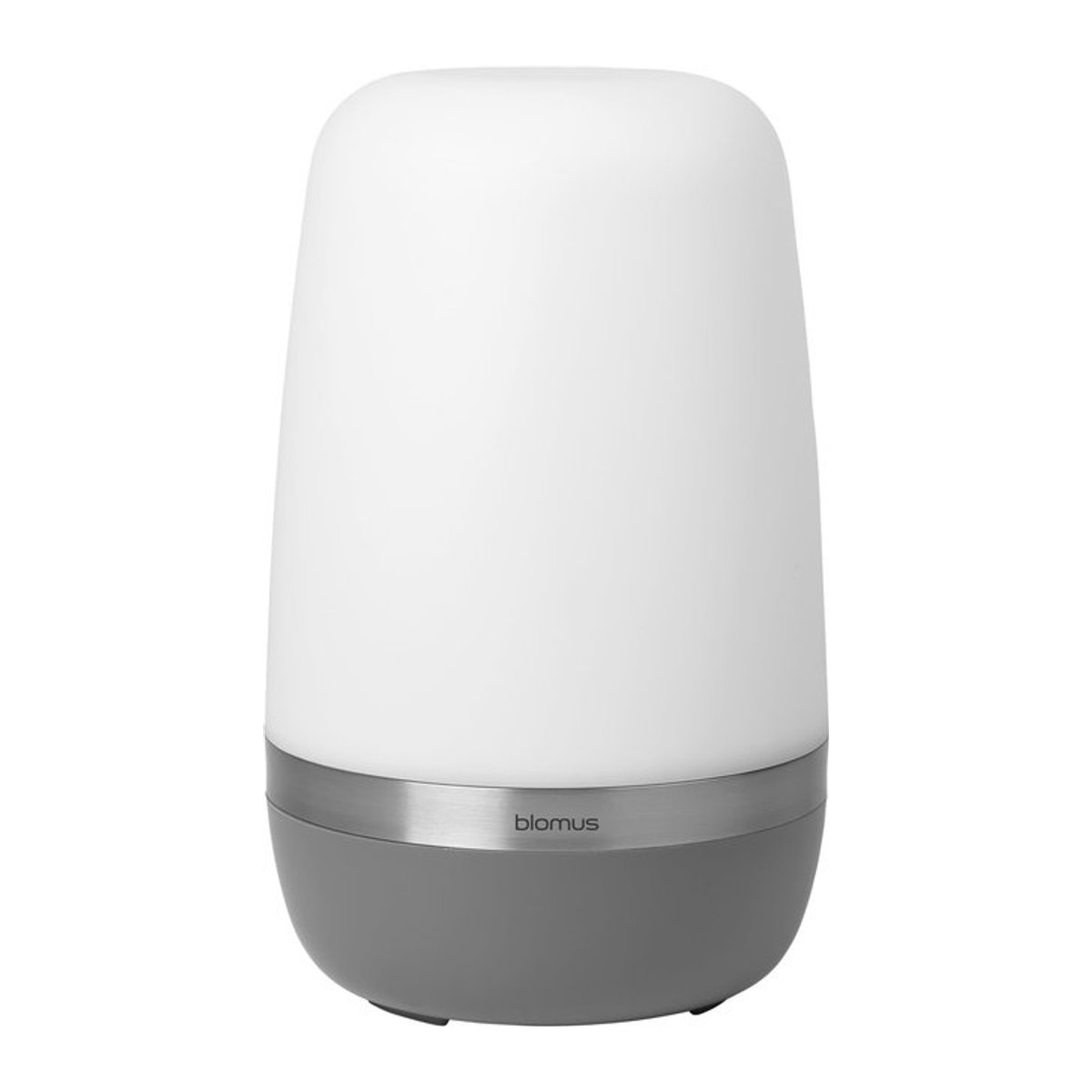 Blomus LED-Nachttischlampe SPIRIT M Warmgrau mit integriertem warmweißem Licht und USB-Wiederaufladung - Bild 1