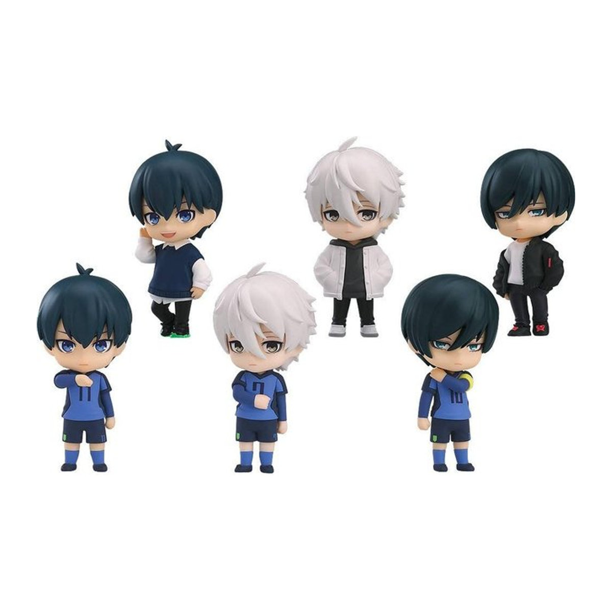 Blue Lock Nendoroid Überraschungsbox mit 6 Figuren in Multicolor - Bild 1