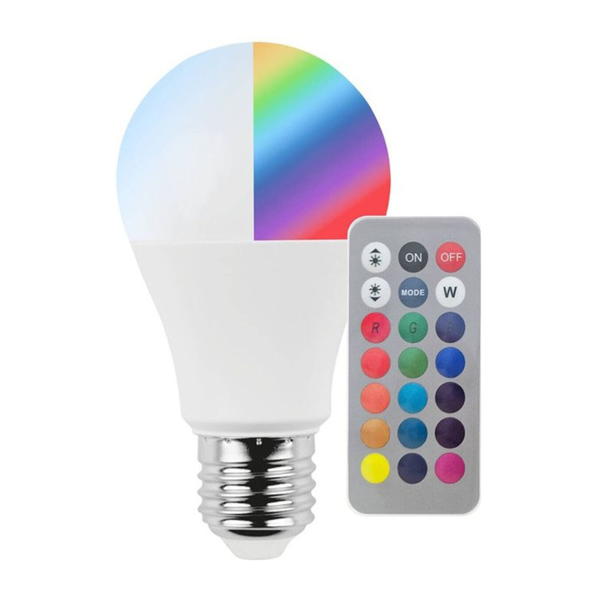 Blulaxa LED-Leuchtmittel E27 in Kaltweiß mit buntem Design - Bild 1