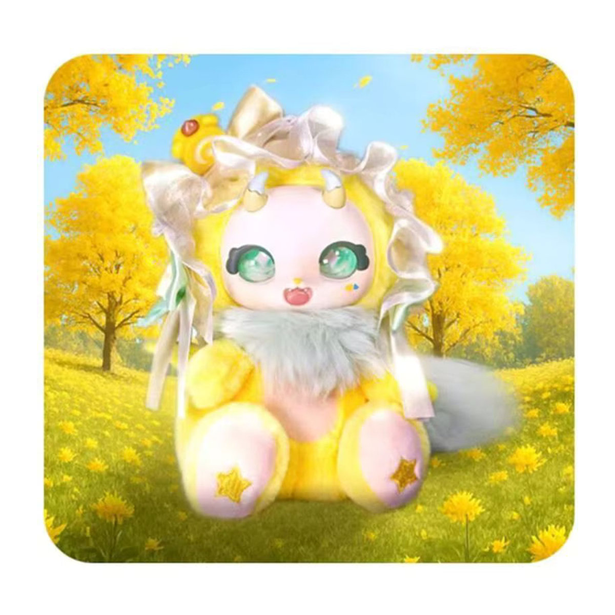 Boboco Sweetheart Party Serie Blind Box Anime Figur von Bandai in Gelb als Dekorationsmodell für dein Schlafzimmer - Bild 1