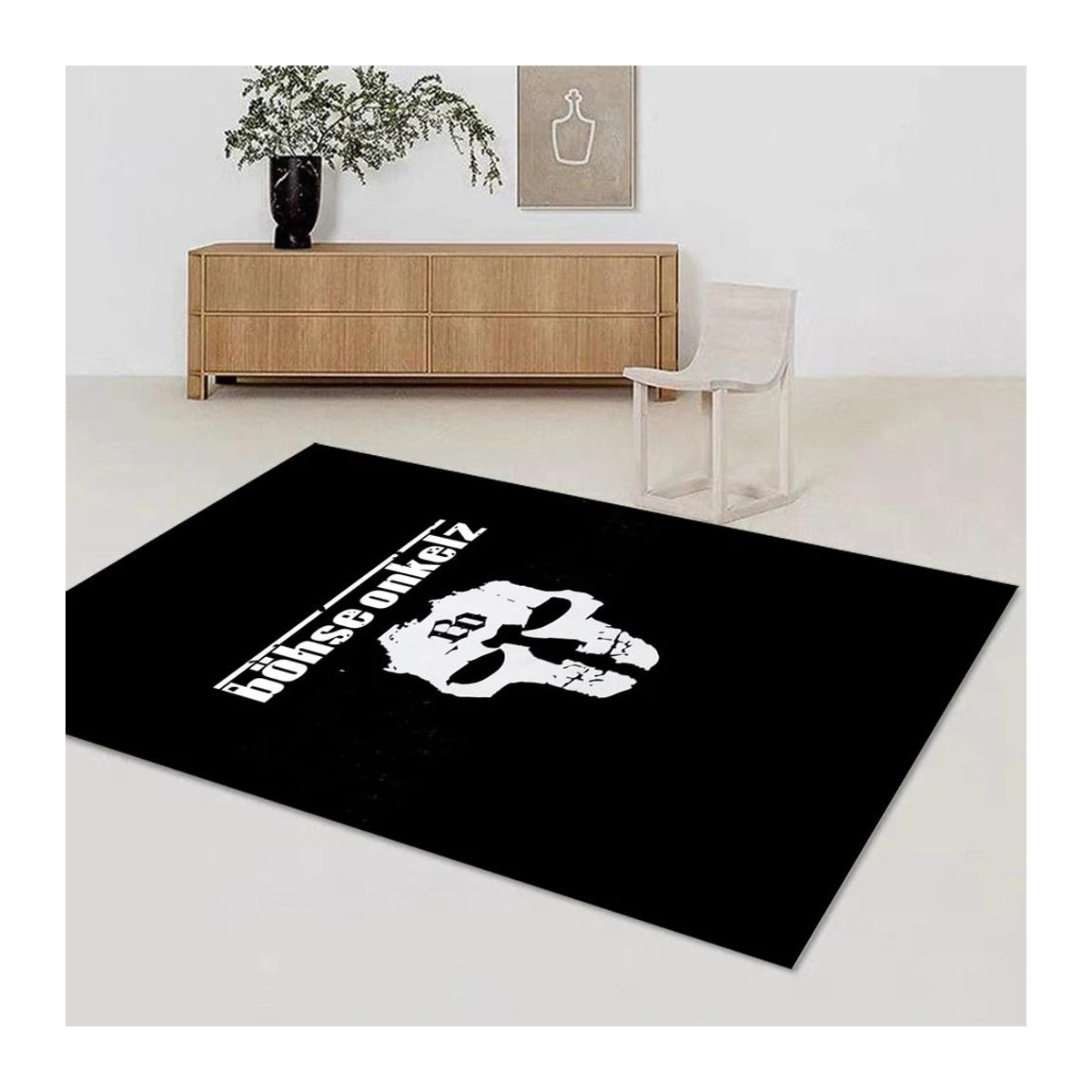 Böhse Onkelz Teppich Rutschfest und Waschbar für Wohnzimmer, Schlafzimmer oder Küche, B/B: 40 x 60 cm - Bild 2