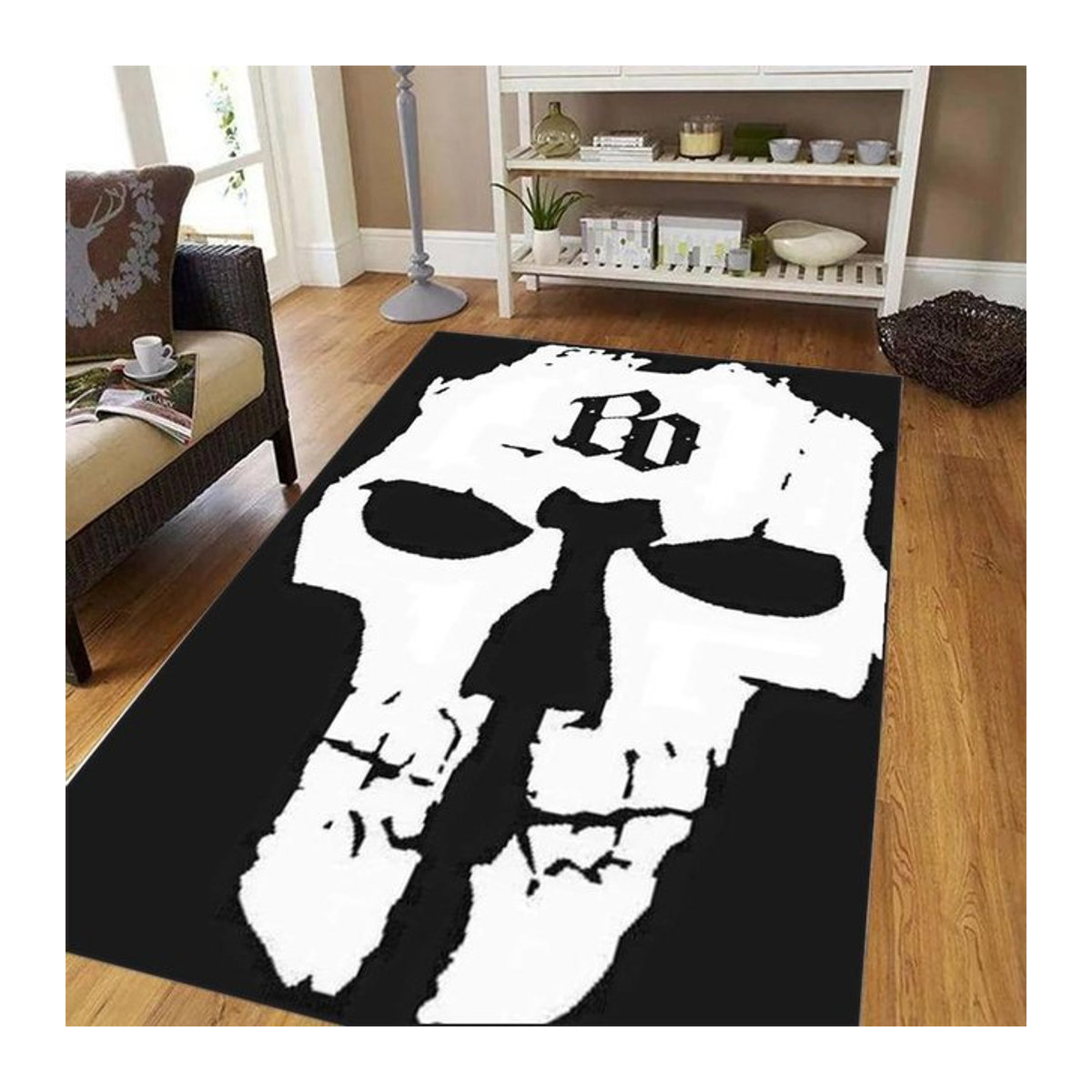 Böhse Onkelz Teppich Rutschfest und Waschbar für Wohnzimmer, Schlafzimmer oder Küche, B/B: 80 x 120 cm - Bild 1