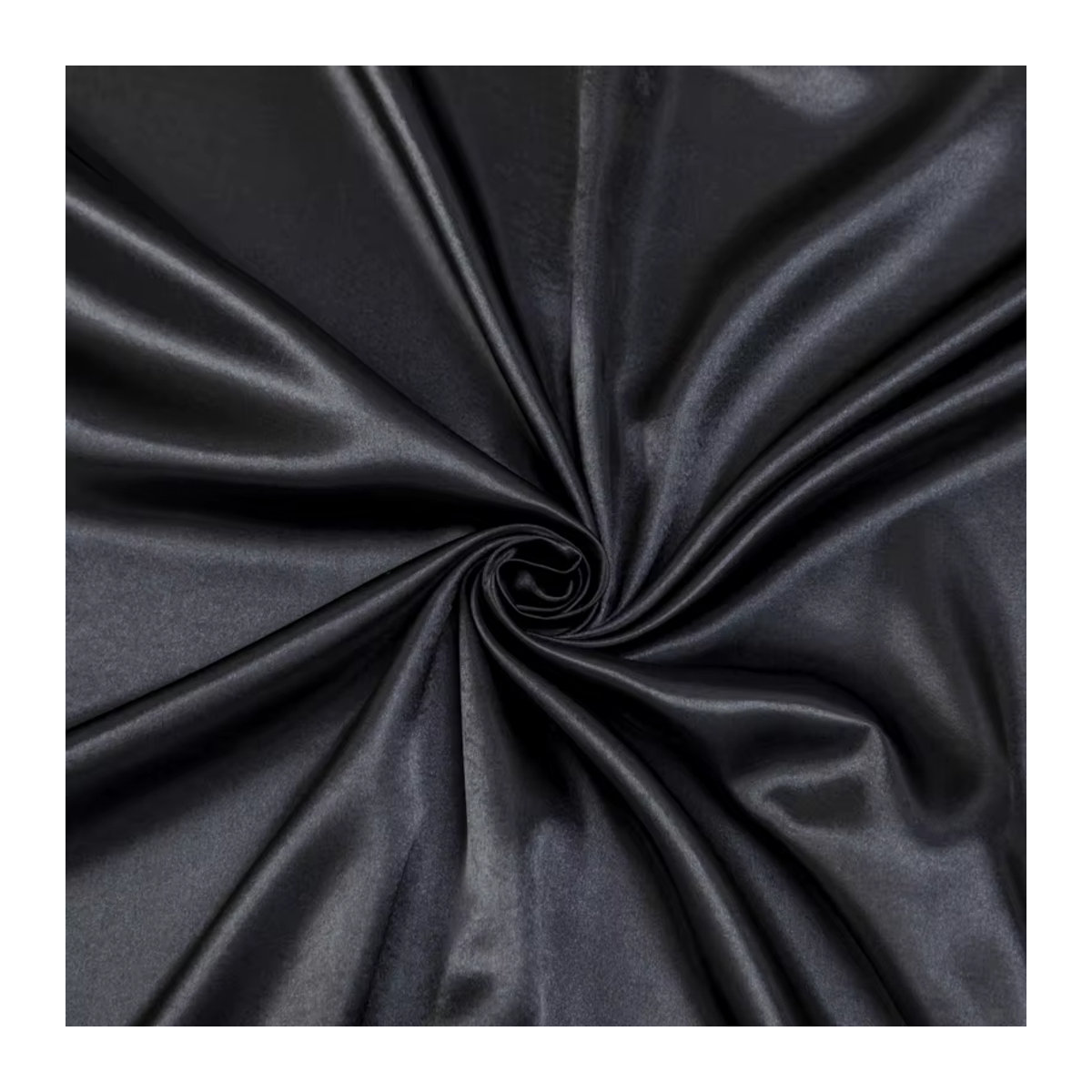 Bonenjoy Spannbetttuch aus Satin in Schwarz für Doppelbetten, kühlendes Bettlaken für Sommer und Single, Queen oder King Size - Bild 4