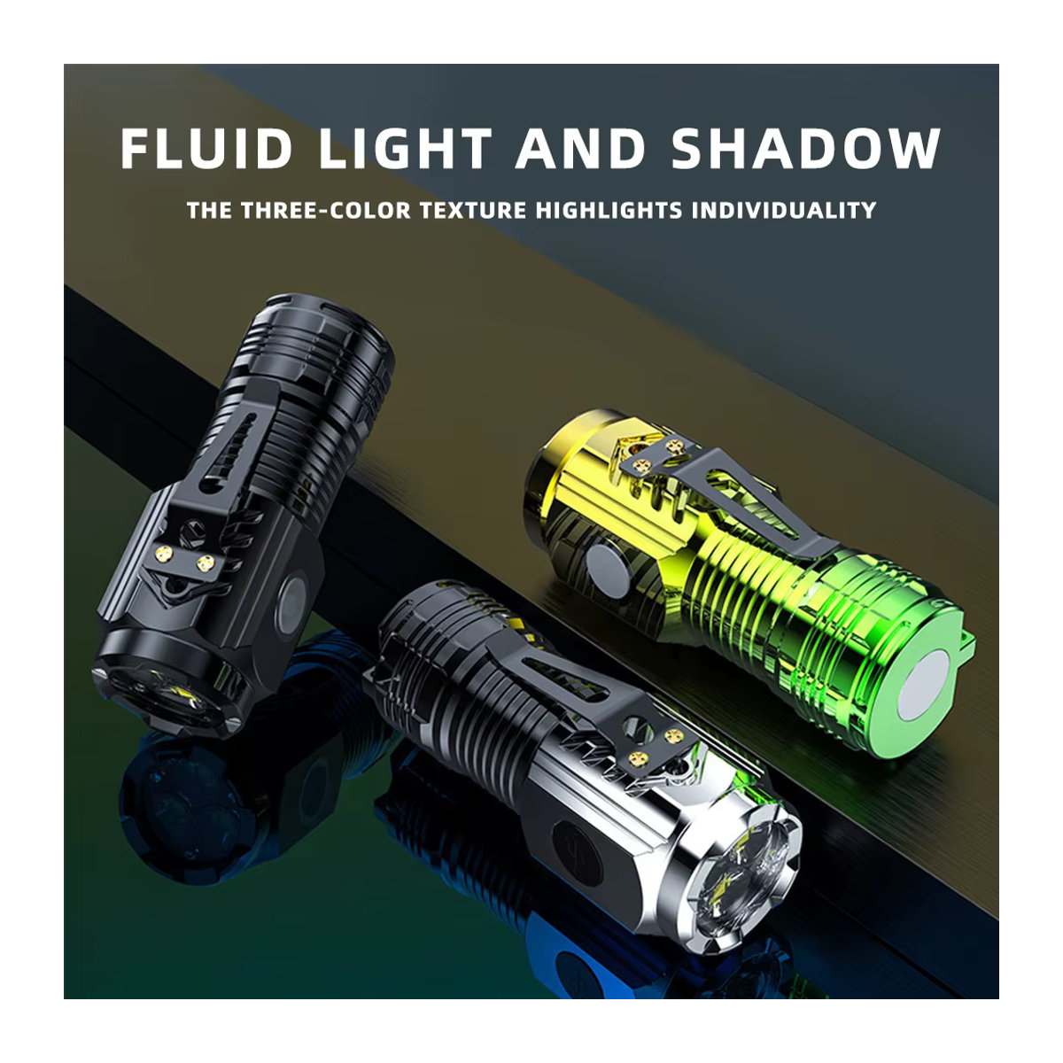 BOOIU Mini Taktische LED Taschenlampe mit USB-Aufladung und Magnet, Wasserdicht und Tragbar für Camping und Wandern - Bild 6