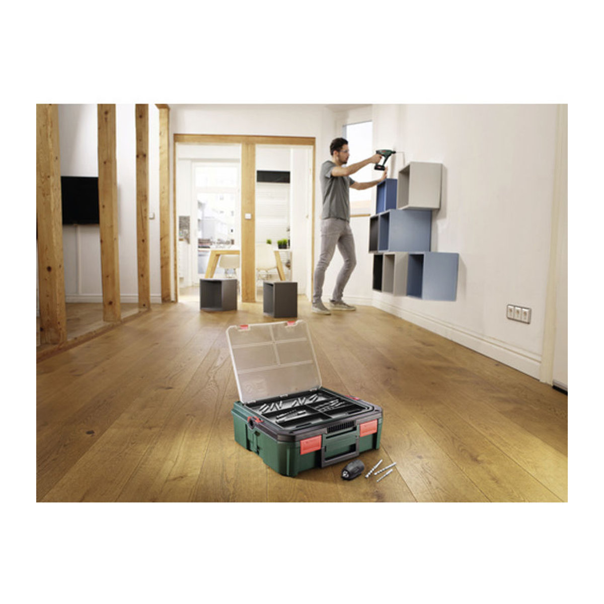 Bosch Home & Garden Akku-Bohrhammer Uneo Maxx 18 V in Grün mit Akku - Bild 1