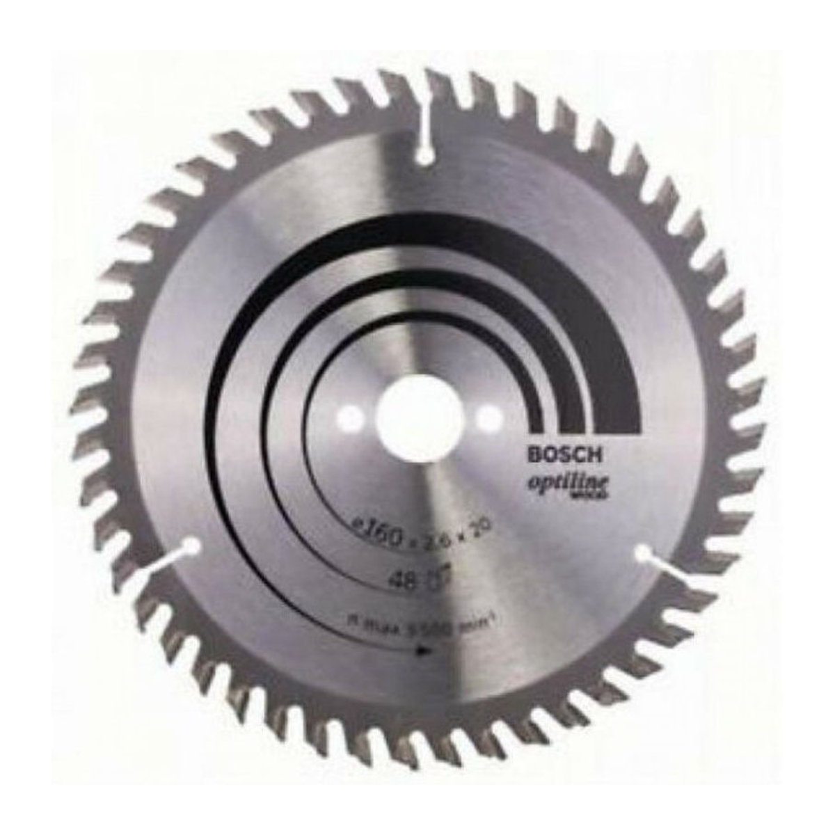 Bosch Kreissägeblatt Pro Holz KSB aus Stahl, Durchmesser: 160 mm, Breite: 2,6 mm, Bohrung: 20 mm, T48 - Bild 2