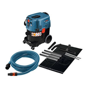 Bosch Professional Nass-Trockensauger GAS 35 M AFC mit automatischer Filterreinigung, 1380 W, 35 l, Blau