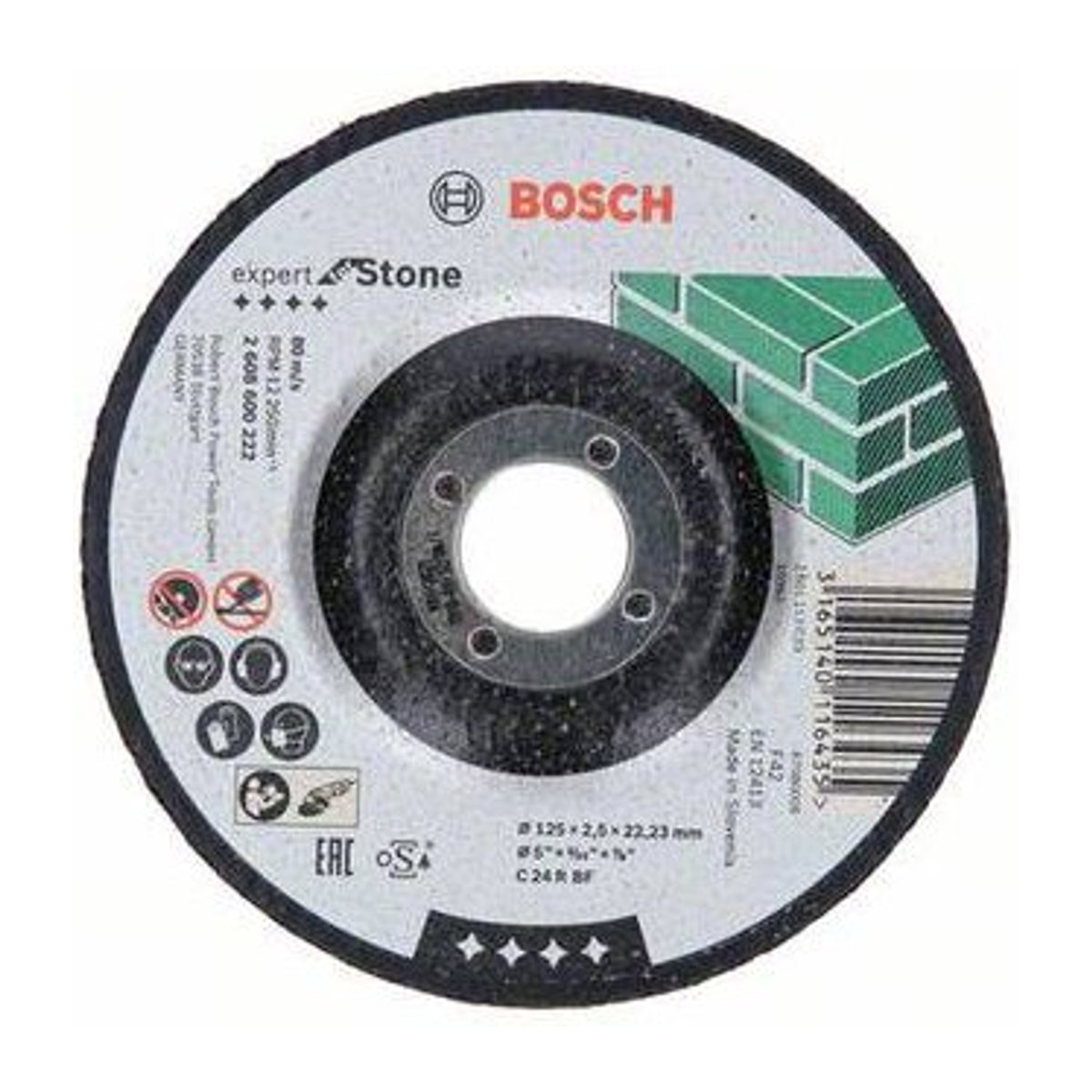Bosch Trennscheibe gekröpft 125mm für Granit - Bild 1