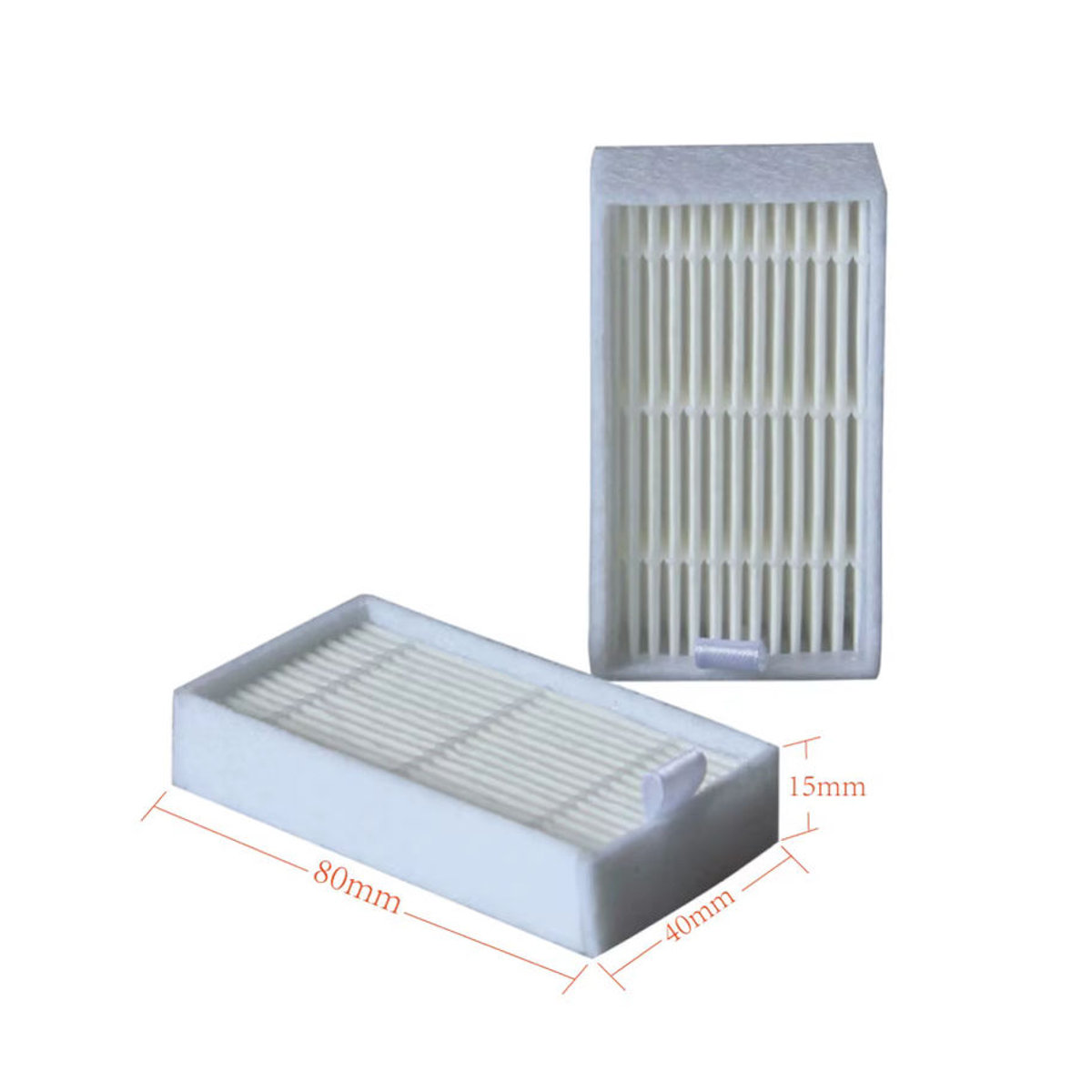 BPfire HEPA Filter Set für Chuwi V3, iLife X5 V5 V50 V3 V5Pro und Ecovacs CR130 CR120 CEN540 CEN250 in Weiß und dunkles Khaki - Bild 2