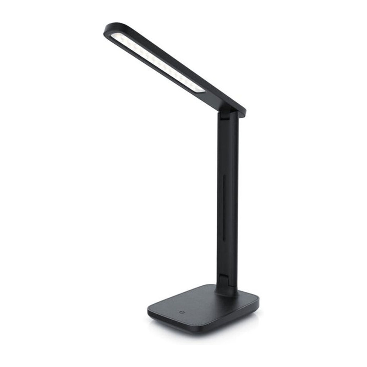 Brandson LED Tischlampe in Schwarz mit Kunstleder-Design und moderner Optik - Bild 1