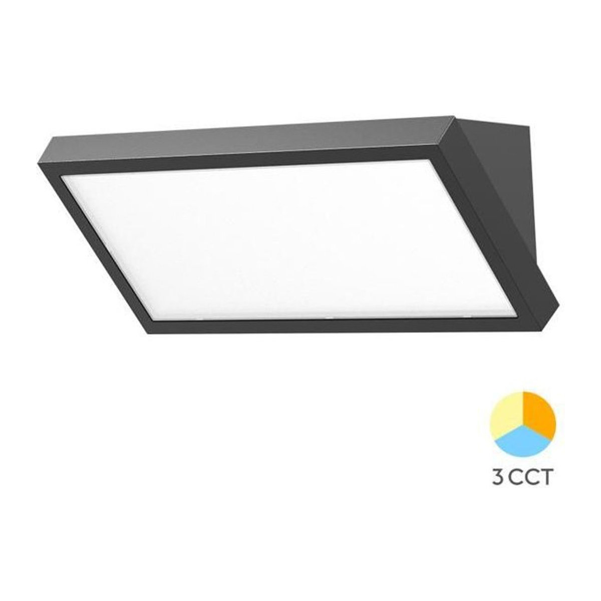 Braytron LED Außenwandleuchte Modern Schwarz 20W 2000lm IP65 - Bild 1