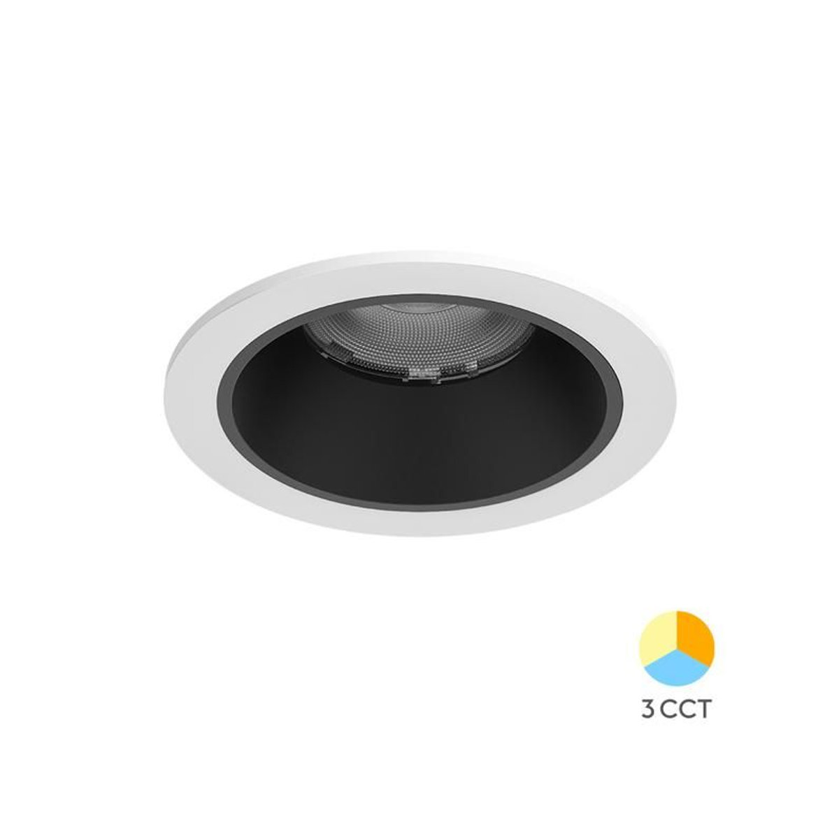 Braytron LED-Einbaustrahler 10W 3in1 IP20 in Weiß - Bild 2