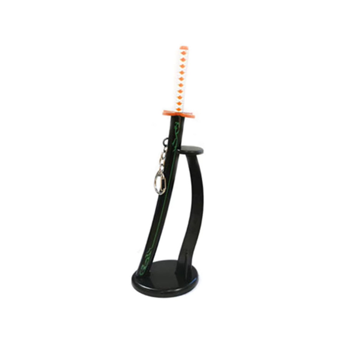 Brdwn Schwert Modell Desktop Dekoration Demon Slayer Charakter Edition Schwarz, Länge: 22 cm - Bild 2