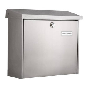 Briefkasten Burg Wächter COMFORT 913 SI aus Stahlblech in Silber