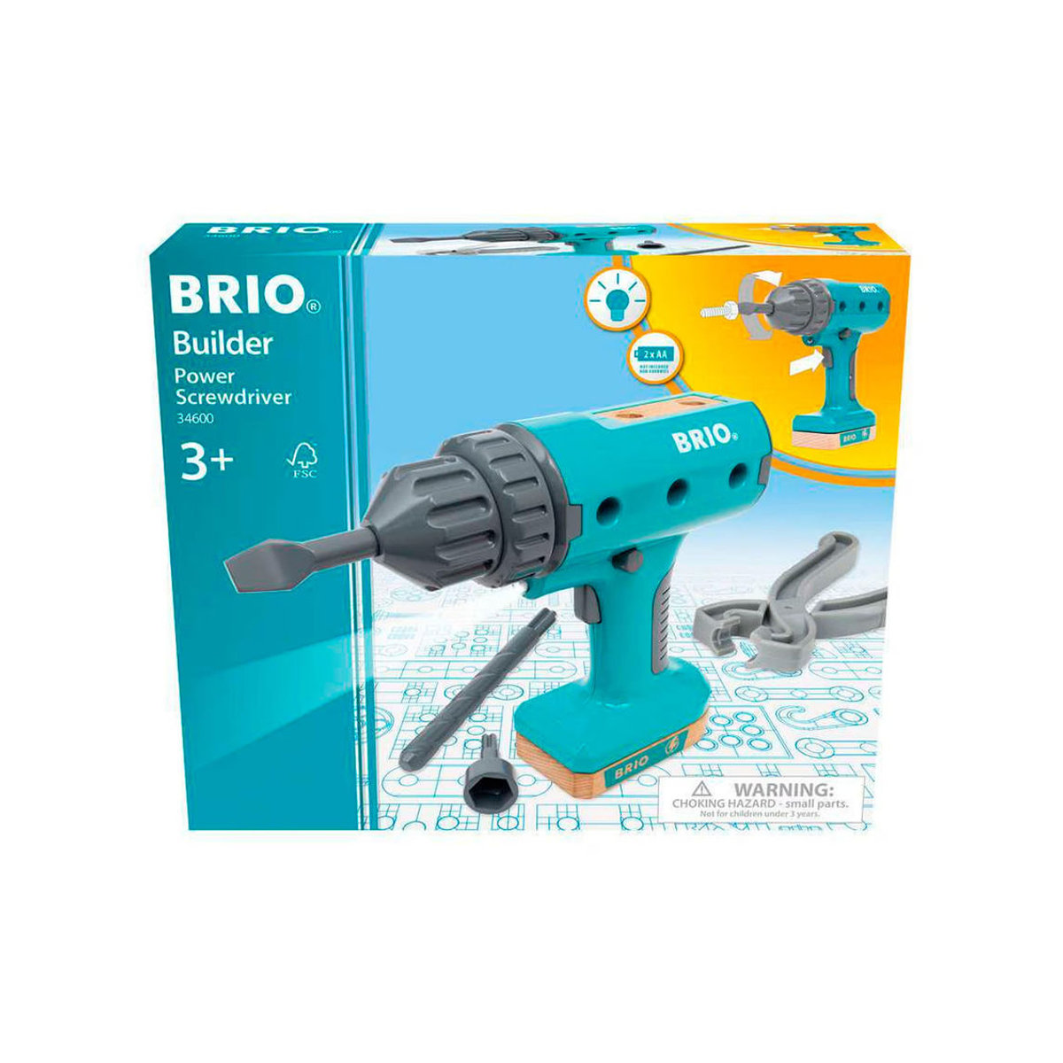 BRIO Spiel Akkuschrauber aus Holz - Bild 3