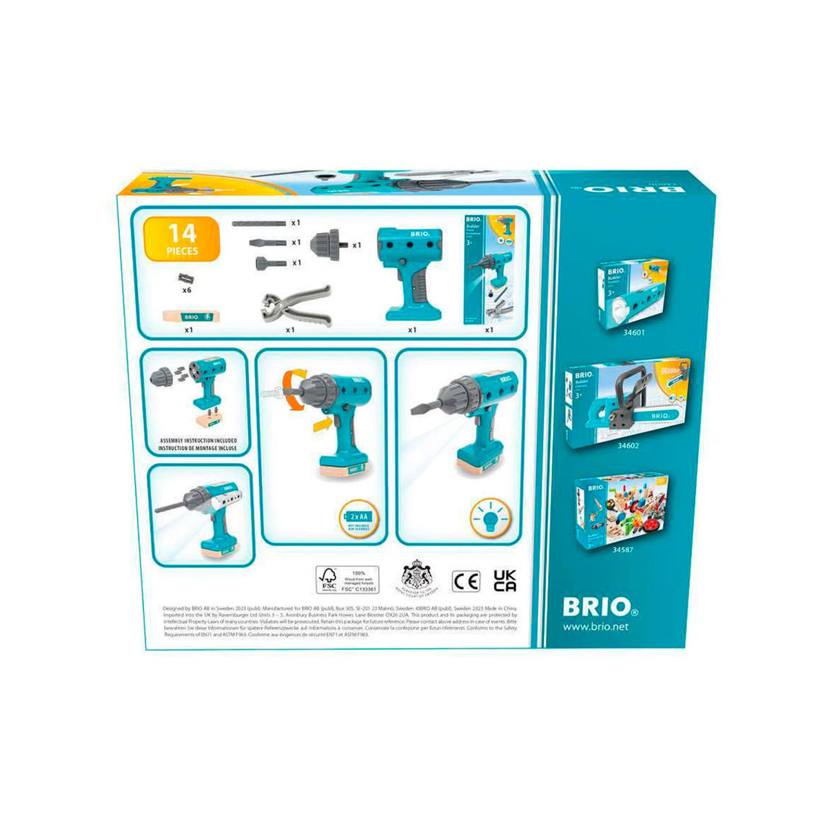 BRIO Spiel Akkuschrauber aus Holz - Bild 4