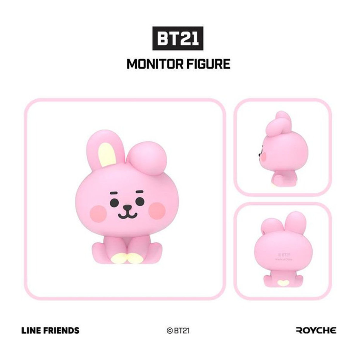 BT21 Baby Monitor Figur von Royche in Rosa aus Kunststoff zur Wandmontage - Bild 1