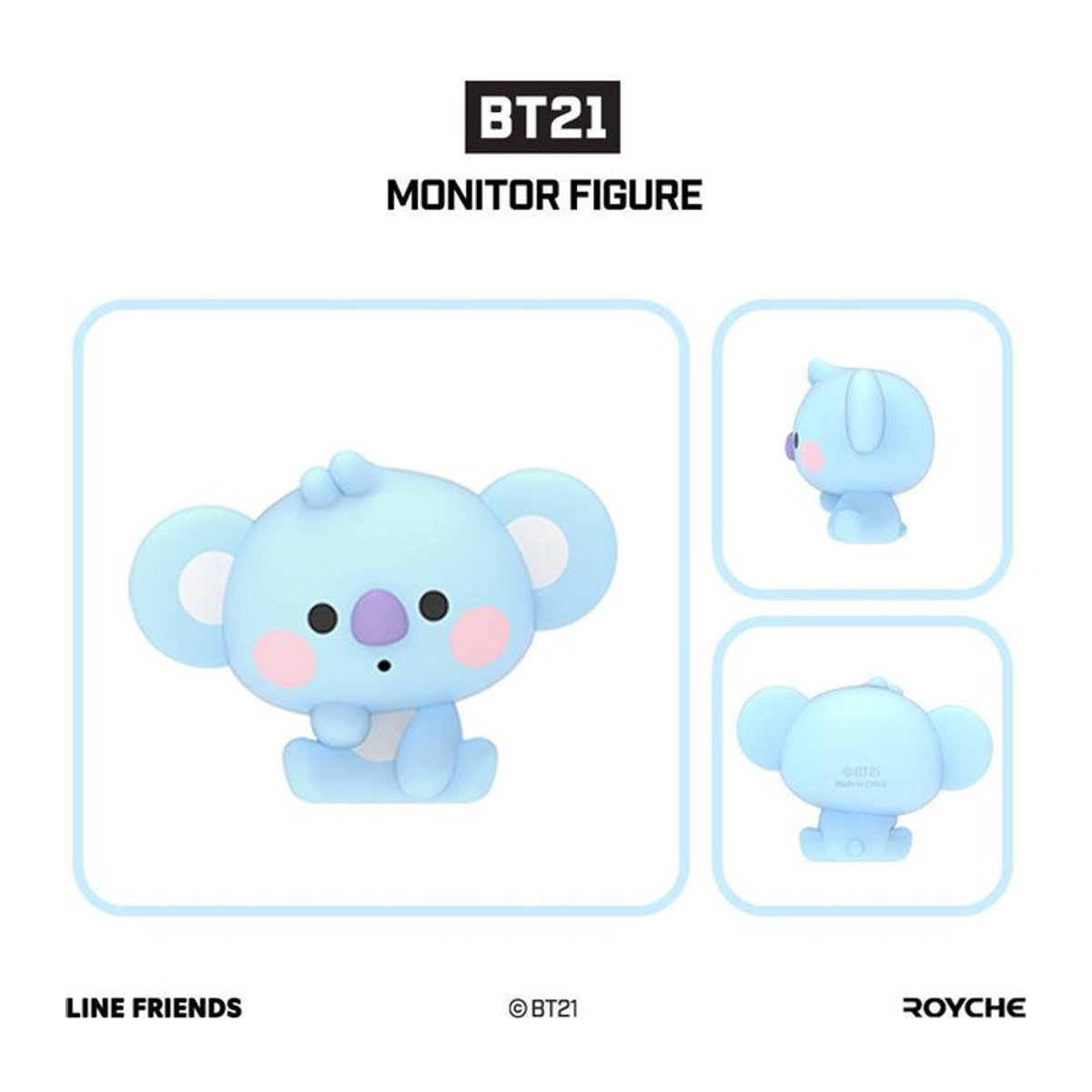 BT21 Babyphone-Figur von Royche in Blau aus Kunststoff zur Dekoration - Bild 1