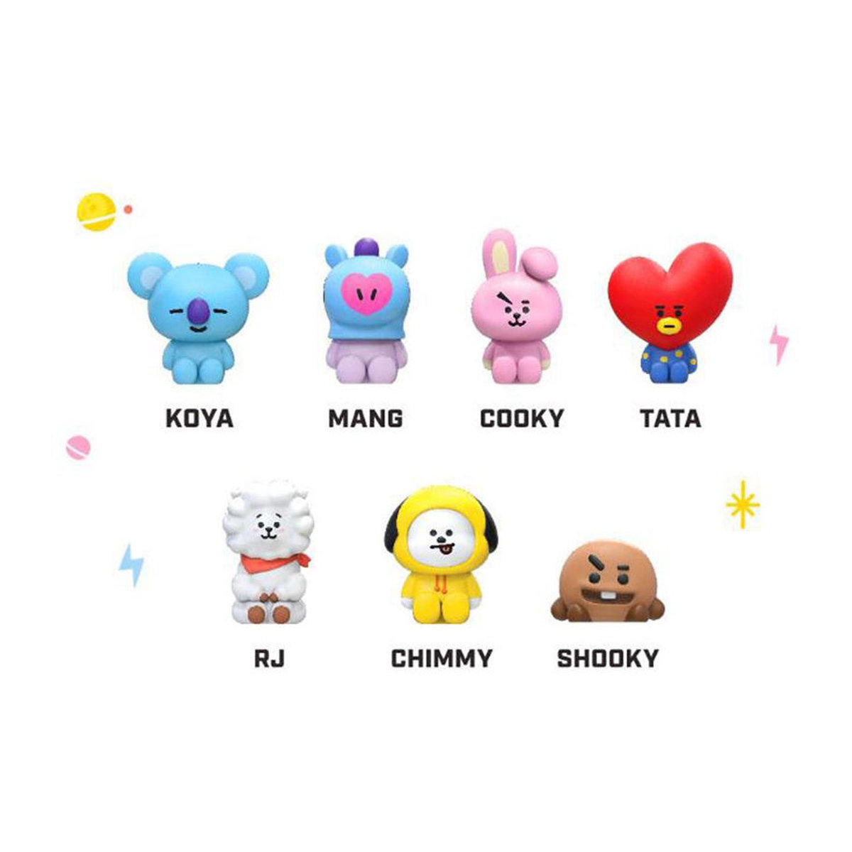 BT21 Monitorfigur von Royche in Mehrfarbig als Dekoration aus Kunststoff - Bild 1
