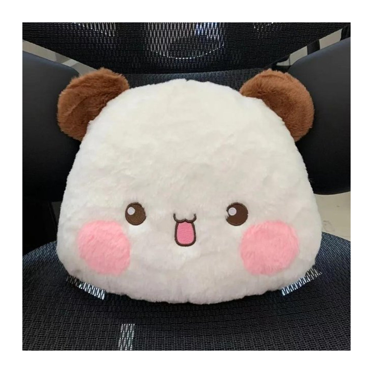 Bubu Dudu Plüschkissen Panda Bär als weiches Stofftier für Sofa und Auto - Bild 1