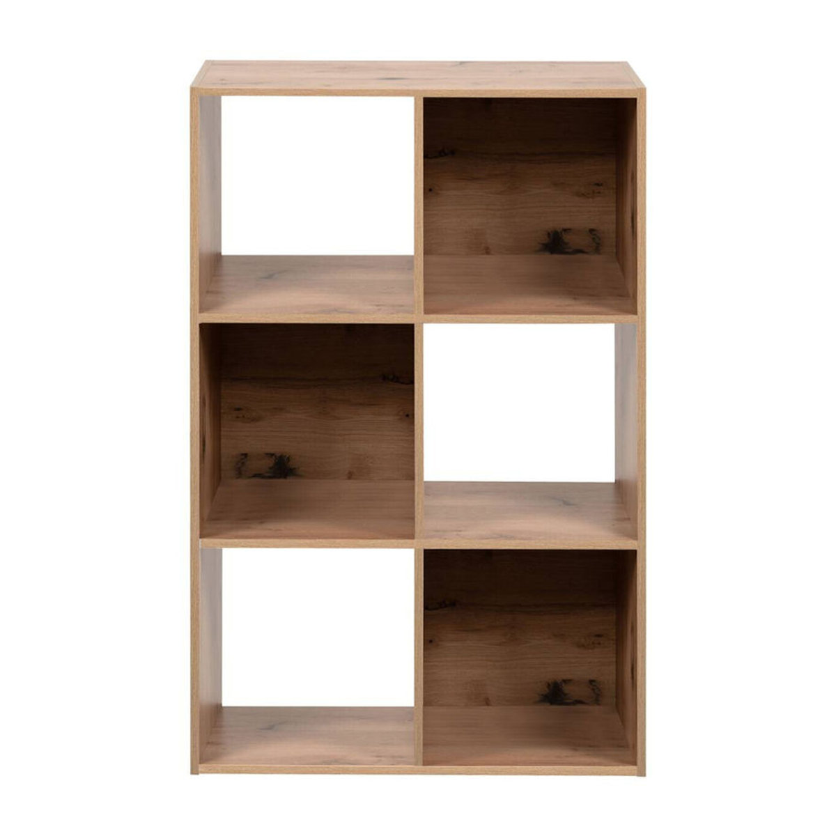 Bücherregal Arvika Eiche Natur Beige Skandinavisch B/H/T: 60 x 89 x 28 cm - Bild 1