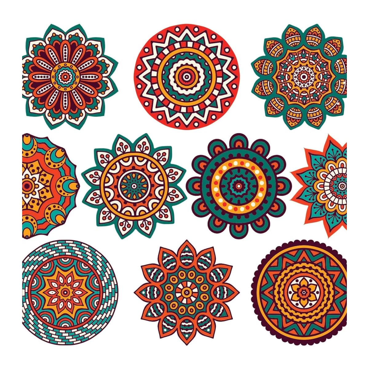Bunte Sonnenblumen Fensteraufkleber zur Dekoration von Glasflächen und Schiebetüren in Multicolor - Bild 3