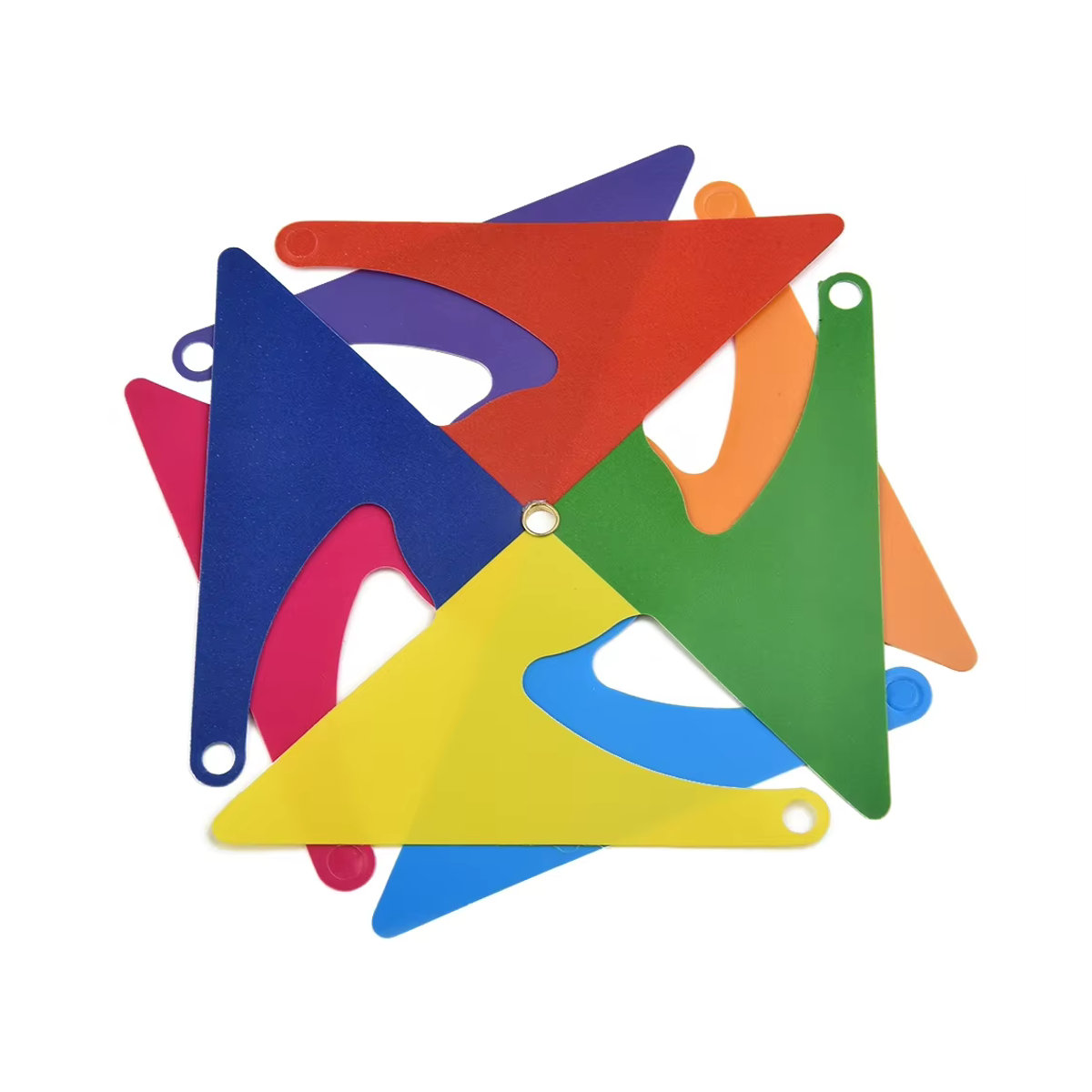 Buntes Windrad Windmühle Wind Spinner aus Kunststoff von VIBRATITE zur Garten und Hof Dekoration - Bild 1