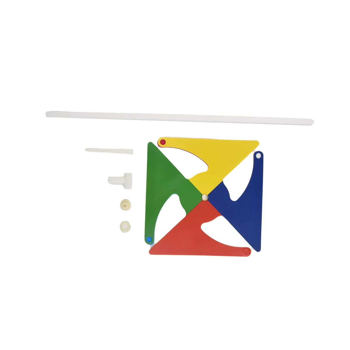 Buntes Windrad Windmühle Wind Spinner aus Kunststoff von VIBRATITE zur Garten und Hof Dekoration - Bild 3