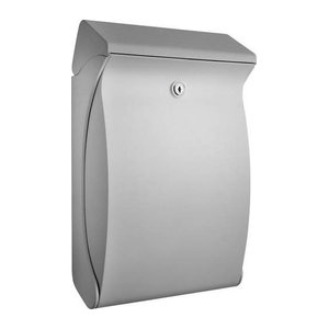 Burg Wächter SWING 4906 SI Briefkasten aus Kunststoff in Silber