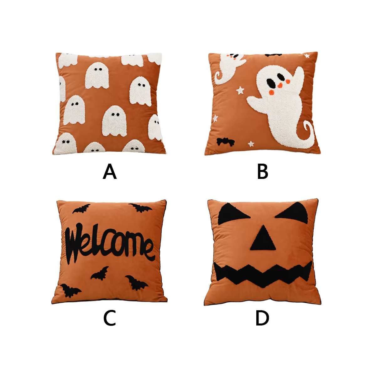 BUYNOW Halloween Geist Kissenbezug für Sofa und Couch zur kreativen Wohnzimmer Dekoration - Bild 2