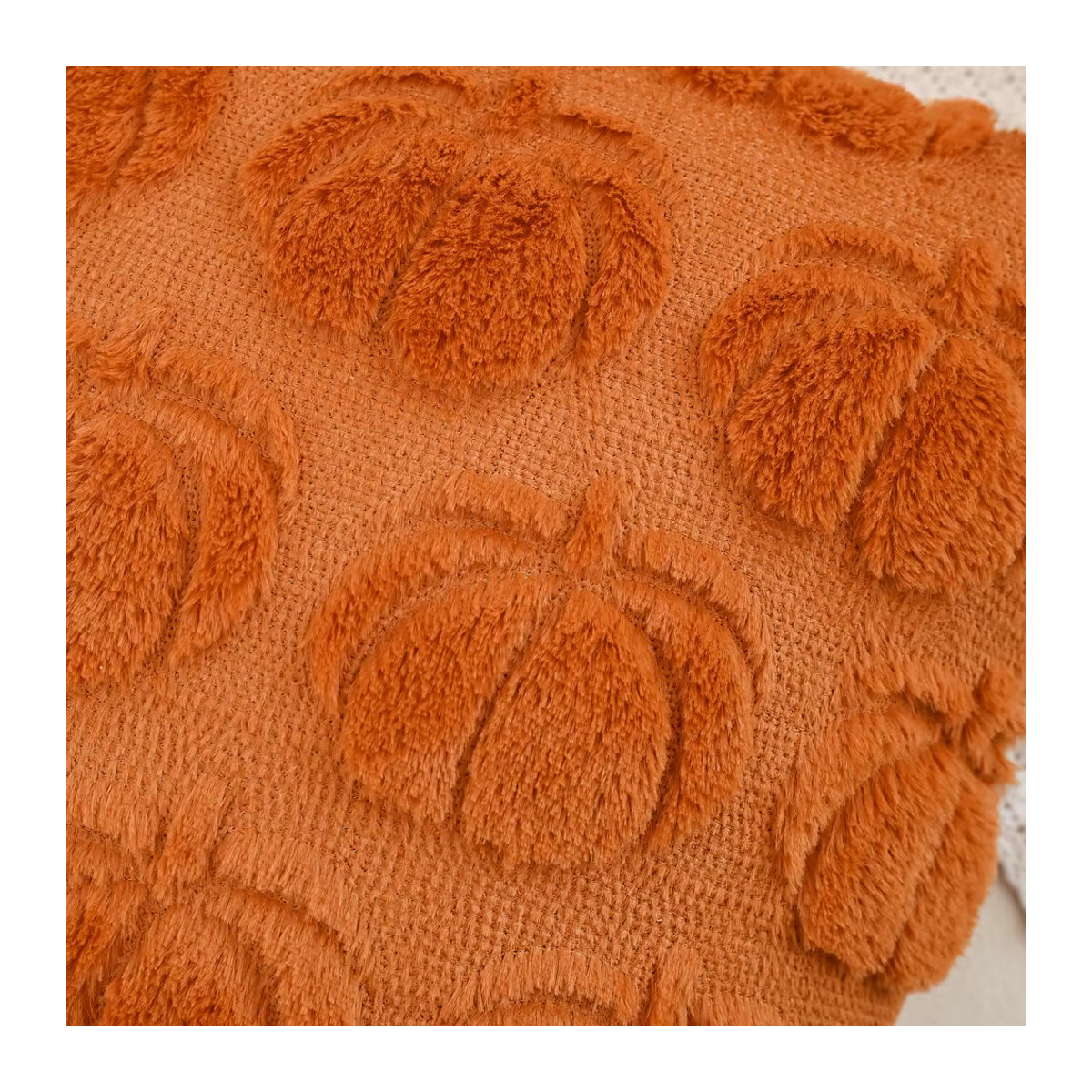 BUYNOW Kürbis-Kissenbezüge aus weichem Plüsch für Herbst- und Halloween-Dekorationen im Wohnzimmer - Bild 2