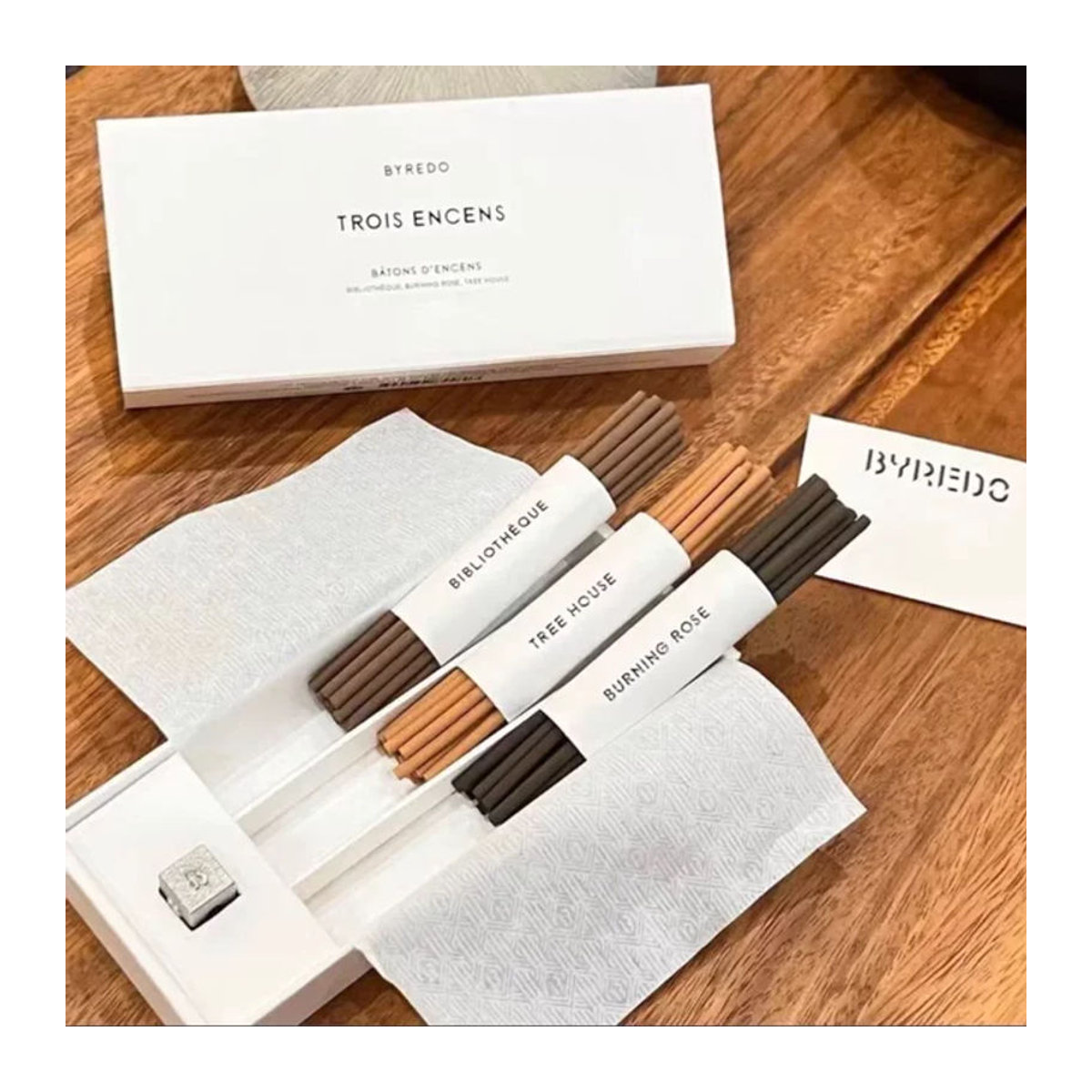 Byredo Räucherstäbchen Geschenkset Trois Encens mit 60 Stück in Mehrfarbig - Bild 1